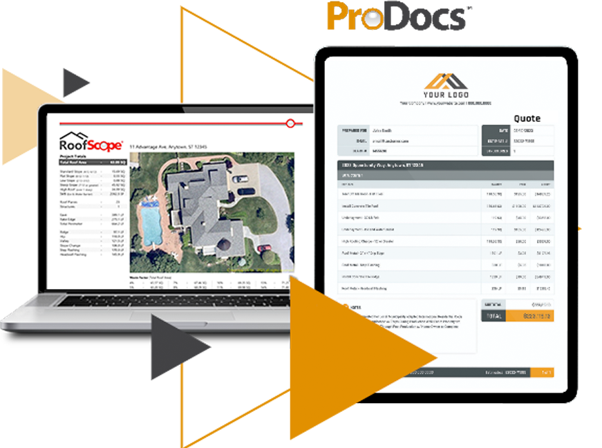 ProDocs and RoofScope Reports Examples.